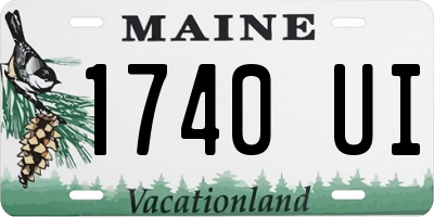 ME license plate 1740UI