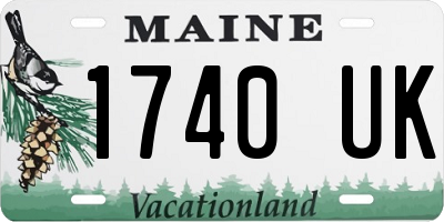 ME license plate 1740UK