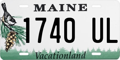 ME license plate 1740UL