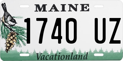 ME license plate 1740UZ