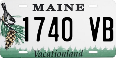 ME license plate 1740VB