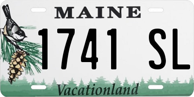 ME license plate 1741SL