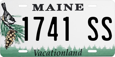 ME license plate 1741SS