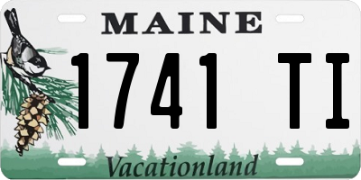 ME license plate 1741TI