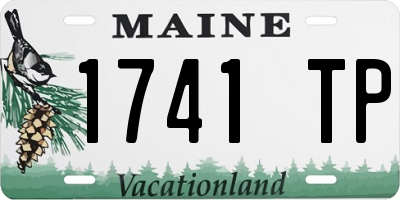 ME license plate 1741TP