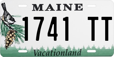 ME license plate 1741TT