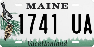 ME license plate 1741UA