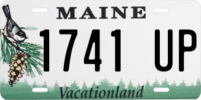 ME license plate 1741UP
