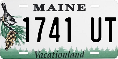 ME license plate 1741UT