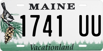 ME license plate 1741UU