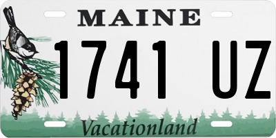 ME license plate 1741UZ