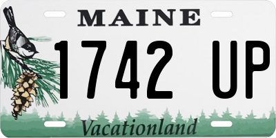 ME license plate 1742UP