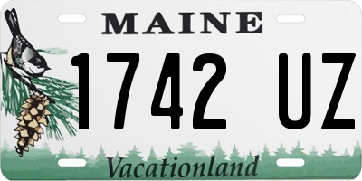 ME license plate 1742UZ