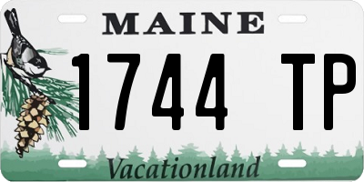 ME license plate 1744TP