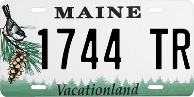ME license plate 1744TR