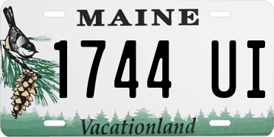 ME license plate 1744UI
