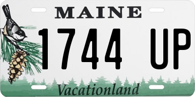 ME license plate 1744UP