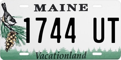 ME license plate 1744UT