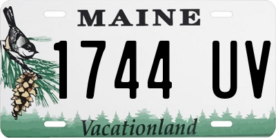 ME license plate 1744UV