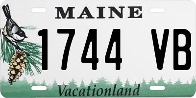 ME license plate 1744VB