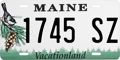 ME license plate 1745SZ