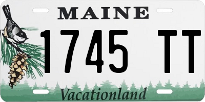 ME license plate 1745TT