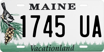ME license plate 1745UA