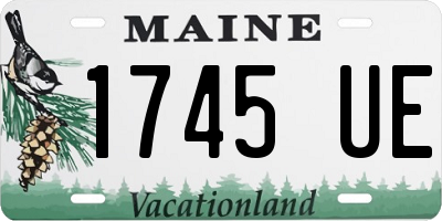 ME license plate 1745UE