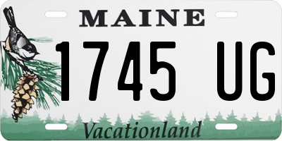 ME license plate 1745UG