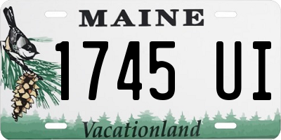 ME license plate 1745UI
