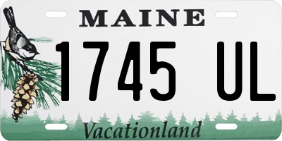 ME license plate 1745UL