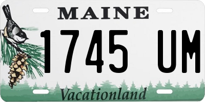 ME license plate 1745UM
