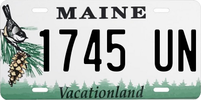 ME license plate 1745UN