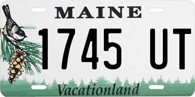 ME license plate 1745UT