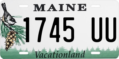 ME license plate 1745UU