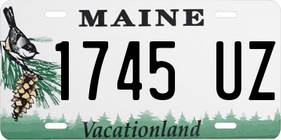 ME license plate 1745UZ