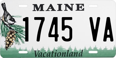 ME license plate 1745VA