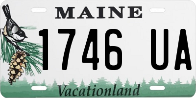 ME license plate 1746UA