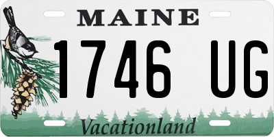 ME license plate 1746UG