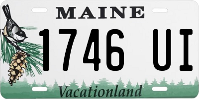 ME license plate 1746UI