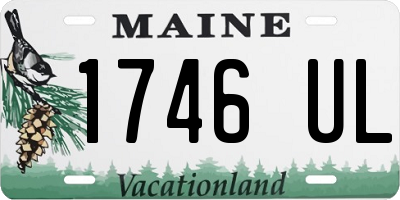 ME license plate 1746UL