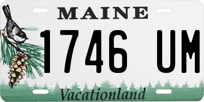 ME license plate 1746UM