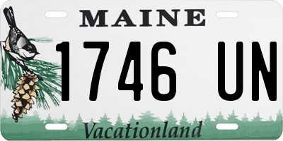 ME license plate 1746UN
