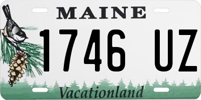 ME license plate 1746UZ