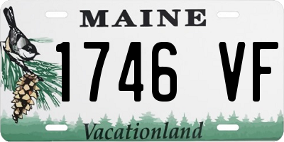 ME license plate 1746VF