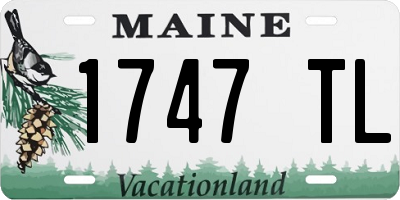 ME license plate 1747TL