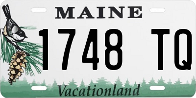 ME license plate 1748TQ