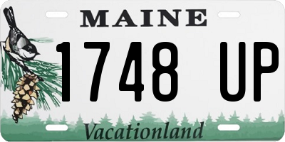ME license plate 1748UP