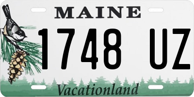 ME license plate 1748UZ