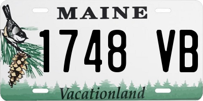 ME license plate 1748VB